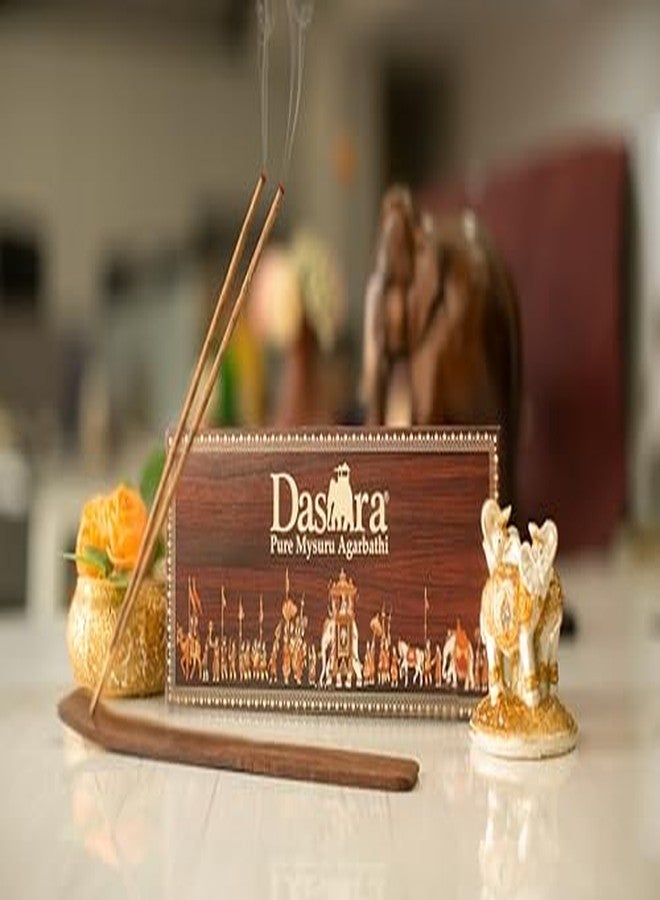 سايكل أعواد بخور داسارا النقية من سايكل، بخور ماسالا يدوم طويلاً لتجربة بوجا إلهية ومميزة، وللمهرجانات والمناسبات، ومثالية كهدية - عبوة واحدة (عبوة من 60 عودًا) - Image 3